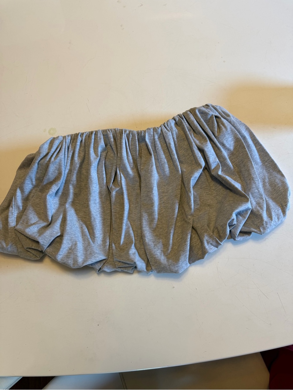Belle Anna balloon skirt in grey